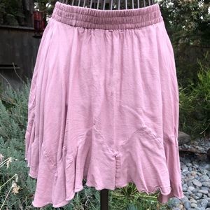 Mauve Mini Skirt
